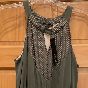 Apt9 Olive maxi dress (new)